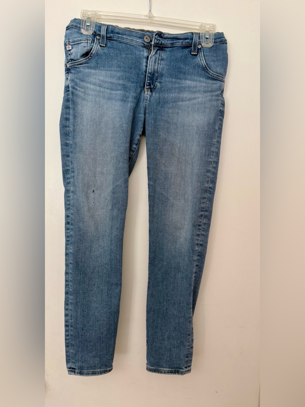 AG maternity prima cigarette leg jeans